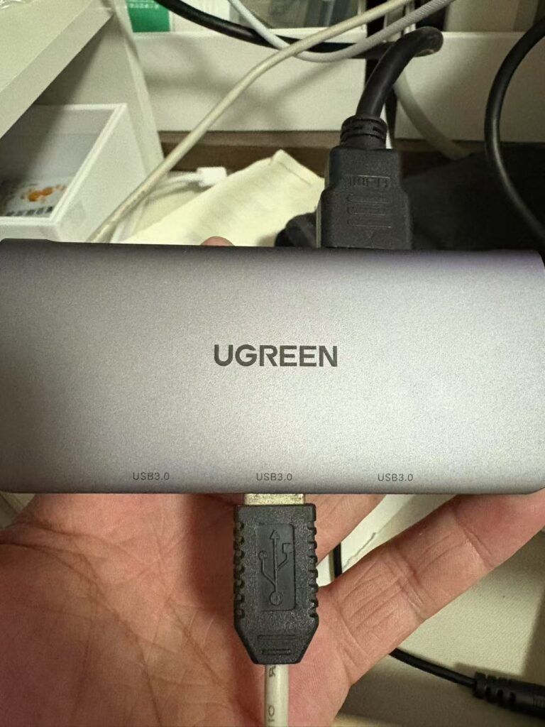 传输正常的绿联type C拓展坞