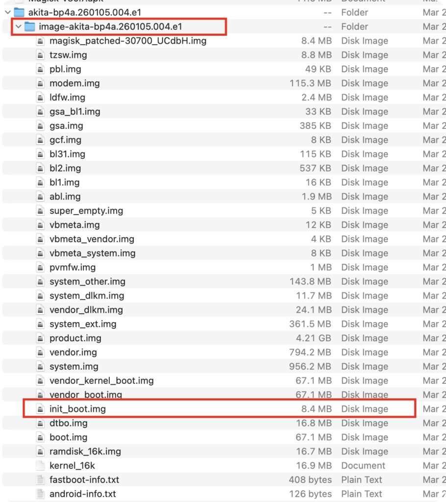 解压找到init_boot镜像文件